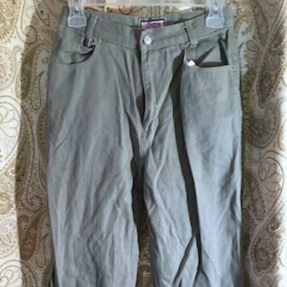 VINTAGE CENZA GRAY SKINNY MOM JEANS SIZE 6